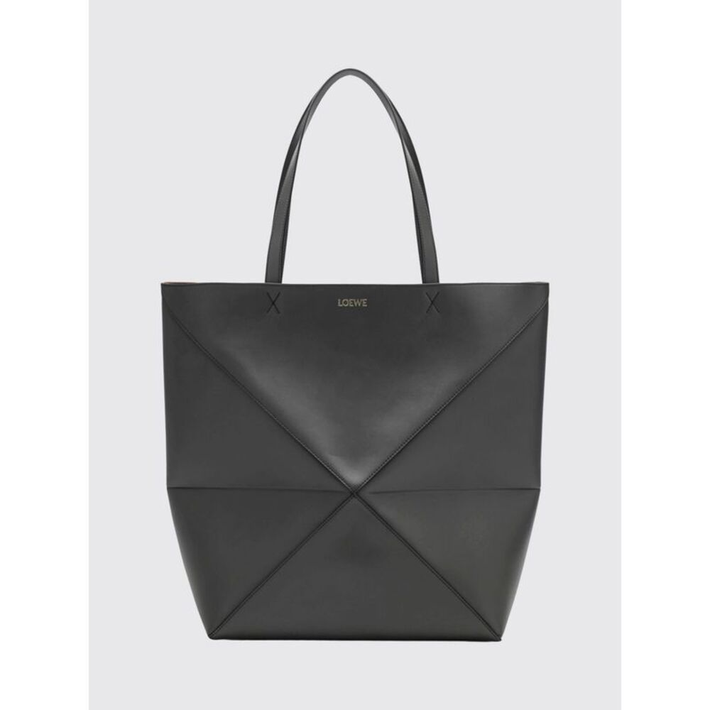 Loewe Men Large Puzzle Fold Loewe Tote Bag In Calf Leather With Double Handle